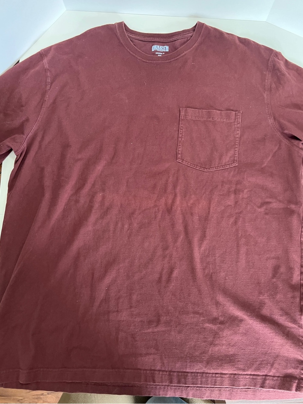Dickies Men’s Long Sleeve Pocket Tee - Maroon